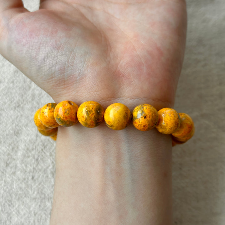Bumble Bee Jasper Bracelet 11.0-11.4mm