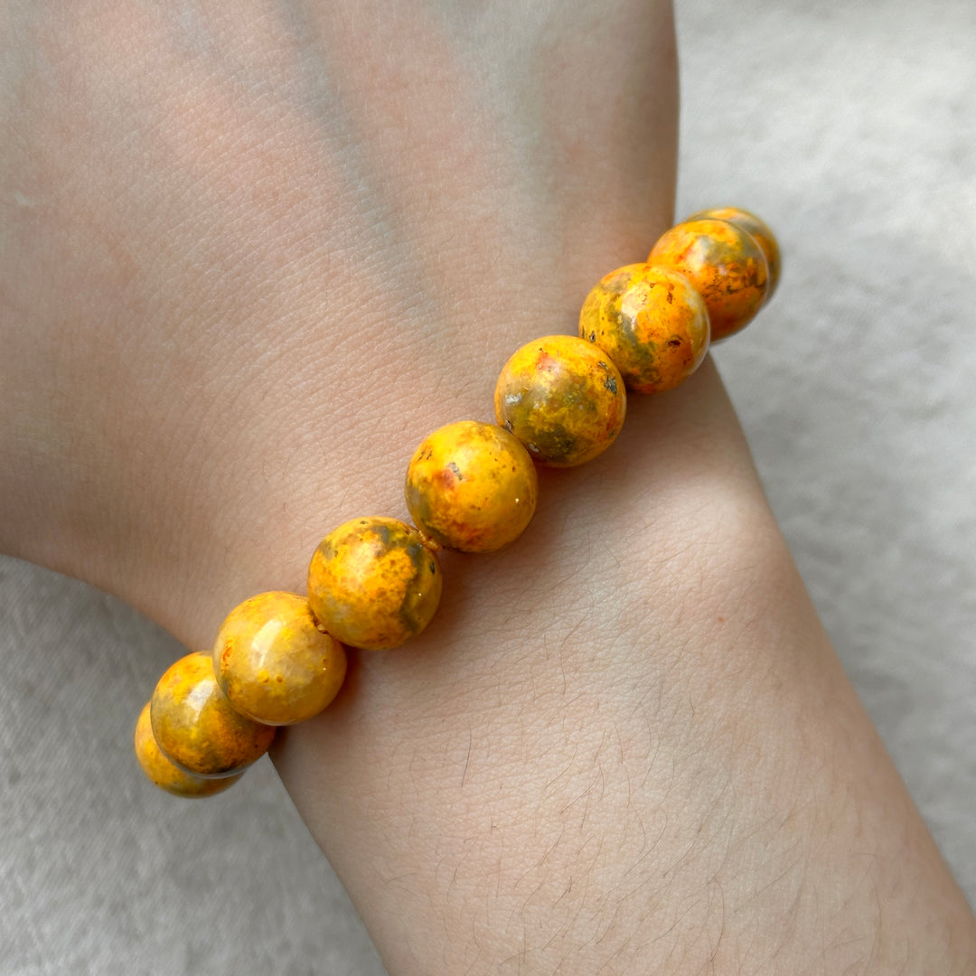 Bumble Bee Jasper Bracelet 11.0-11.4mm