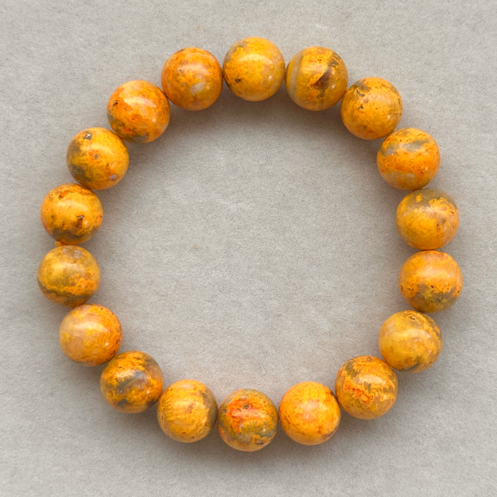 Bumble Bee Jasper Bracelet 11.0-11.4mm
