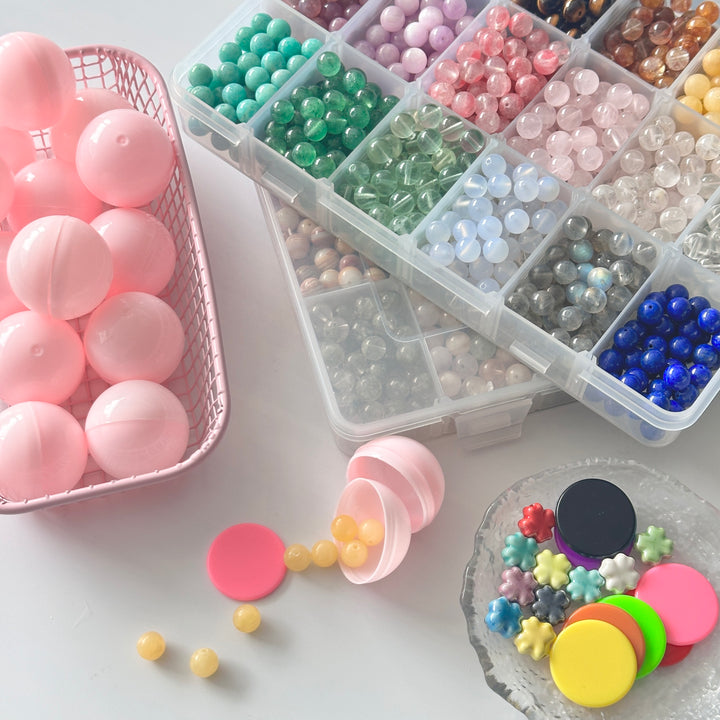 Kiki Crystal DIY Beads Mystery Capsules – Collect, Match & Create Your Own Bracelet！✨