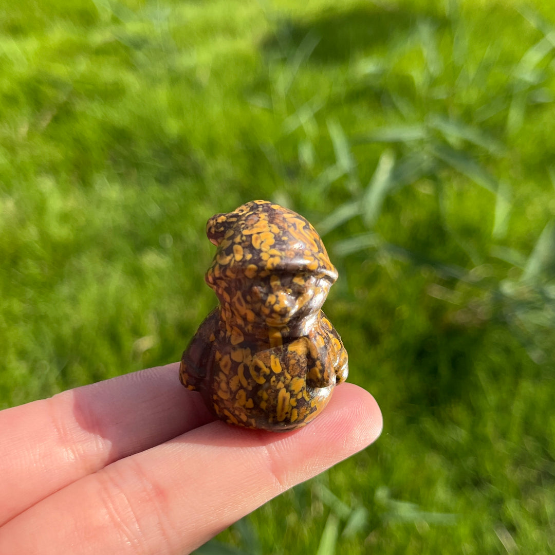 Natural Mini Crystal Snowman