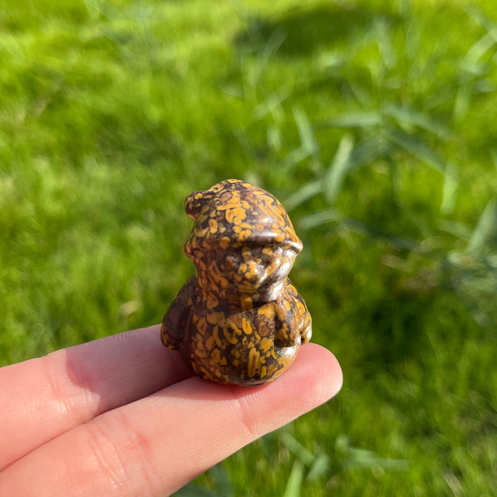 Natural Mini Crystal Snowman