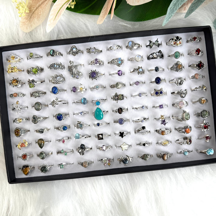 Unique, Crystal Rings,S925