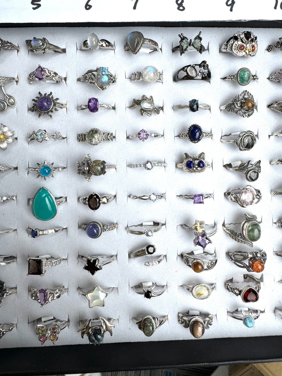 Unique, Crystal Rings,S925