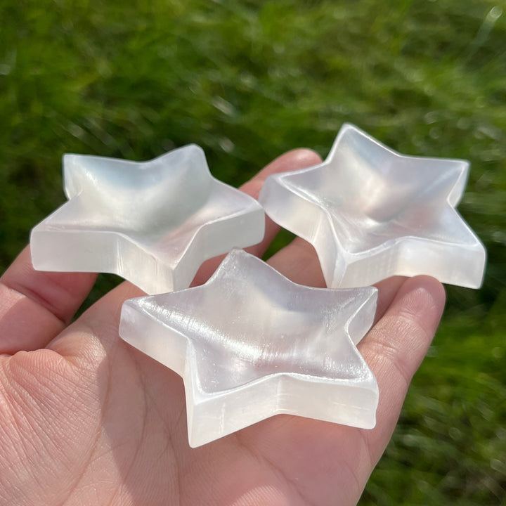 Selenite Star Bowl