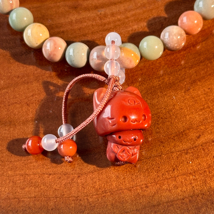 Alashan Agate Cat Bracelet 6.5-6.9mm