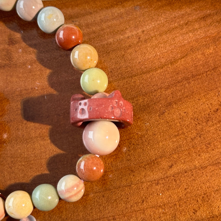 Alashan Agate Cat Bracelet 6.5-6.9mm
