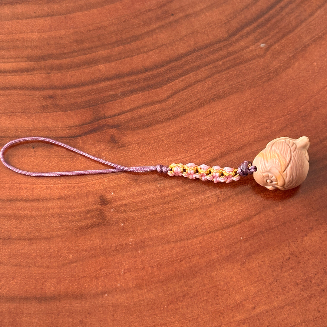 Alashan Agate Carved Bird Charm