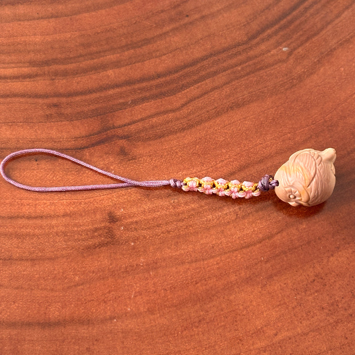 Alashan Agate Carved Bird Charm