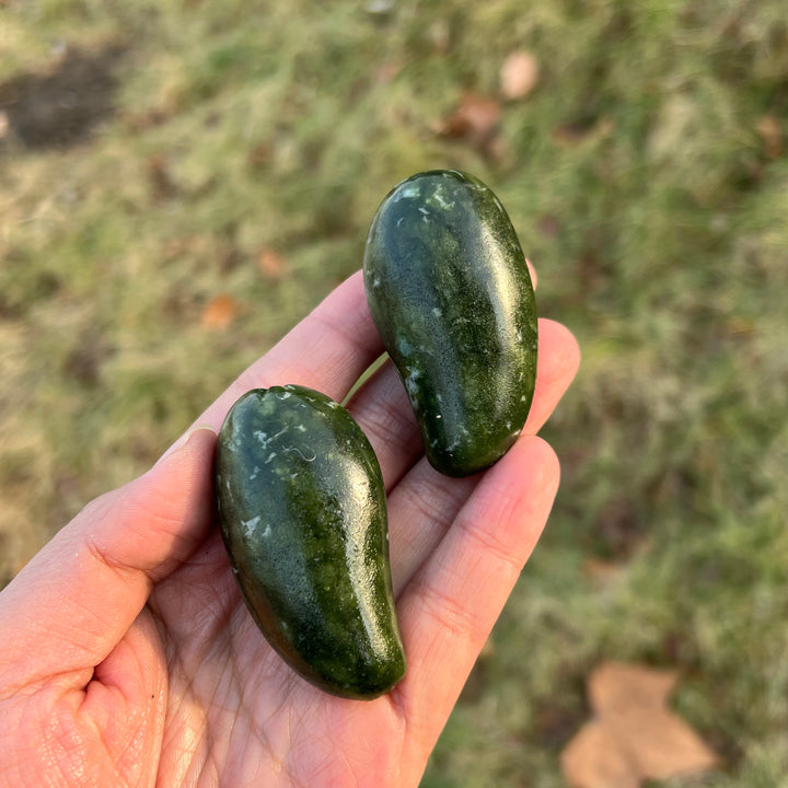 Natural Crystal Food And Fruit Model Mango Carving