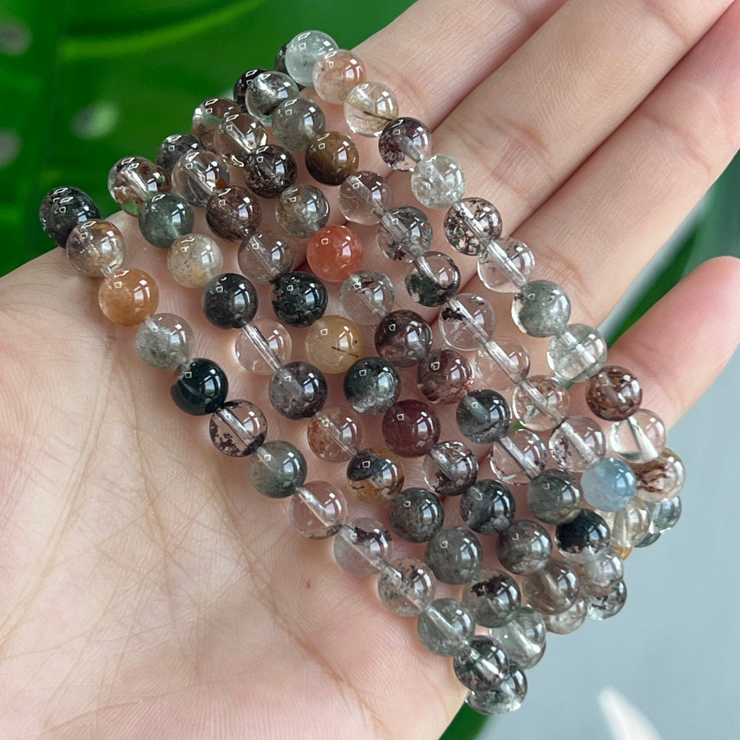 Three Circles Garden Quartz Bracelet 6.5mm