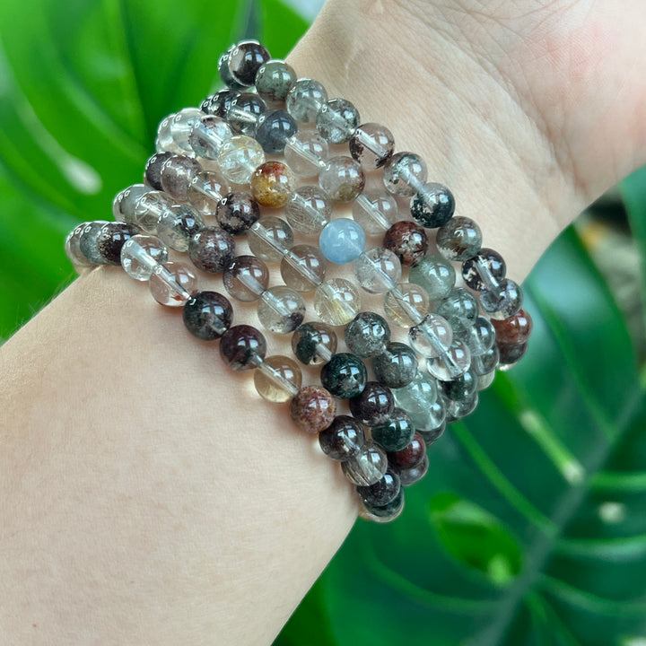 Three Circles Garden Quartz Bracelet 6.5mm