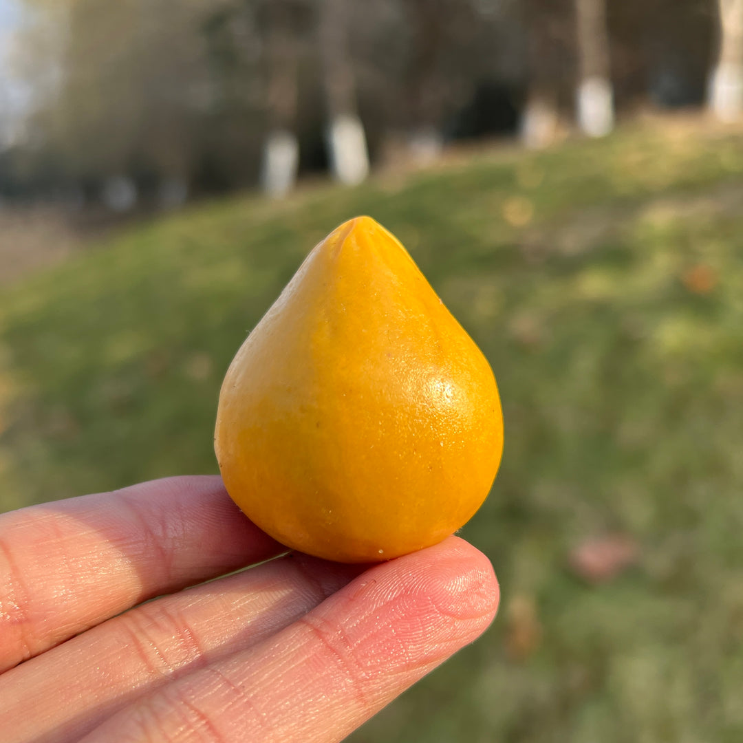 Natural Crystal Food And Fruit Model Pomelo Carving