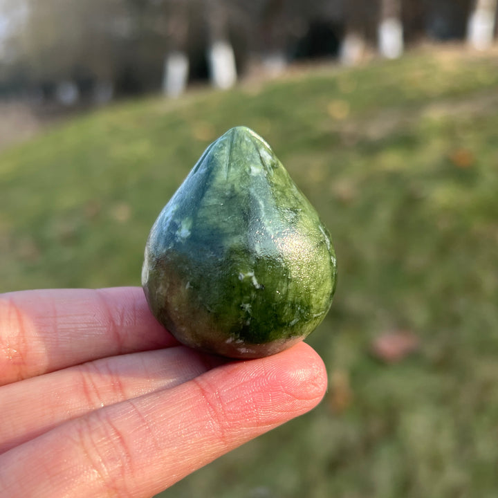 Natural Crystal Food And Fruit Model Pomelo Carving