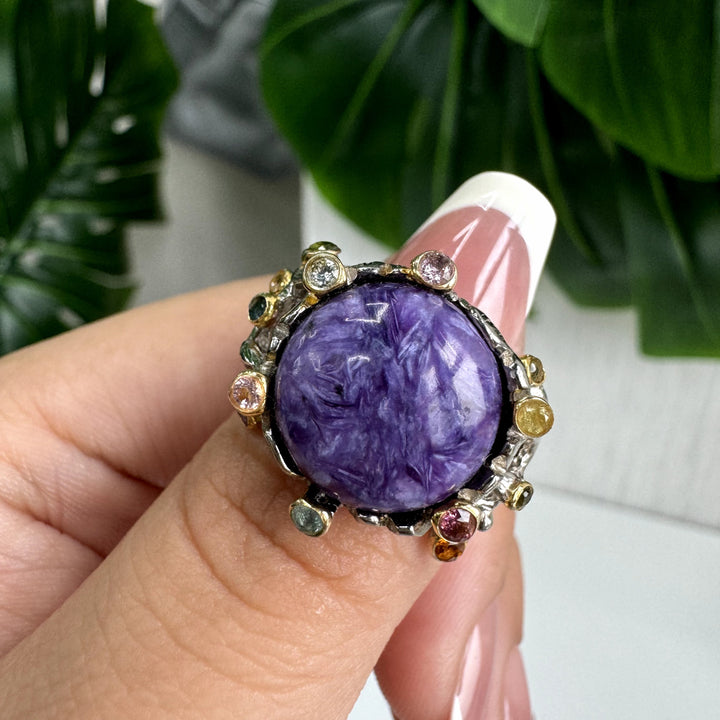 Charoite Ring