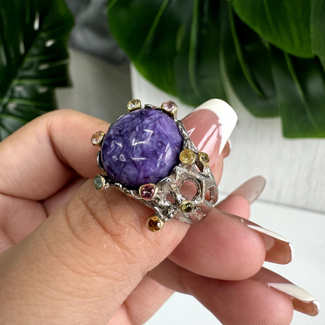 Charoite Ring