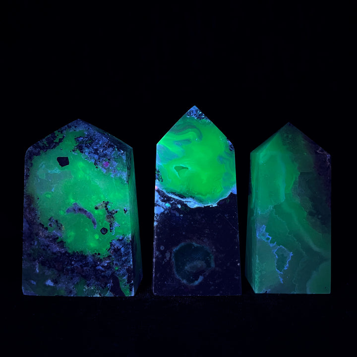 Natural Mexican Agate Geode Point