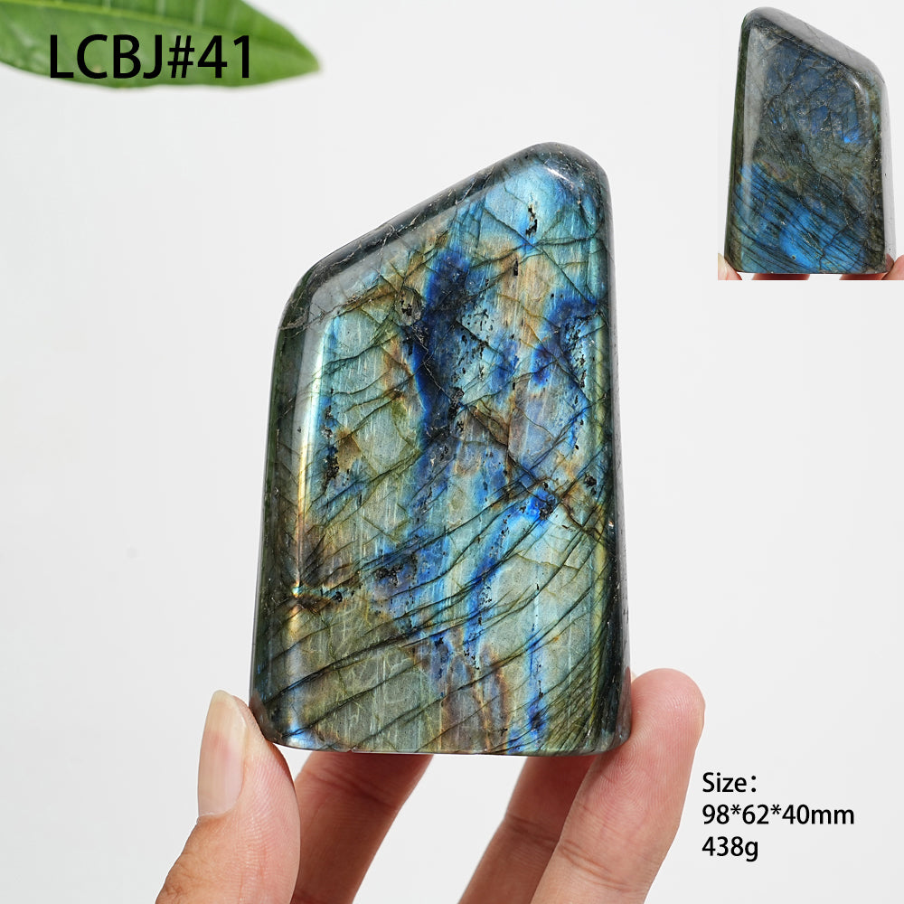 Unique,Natural Crystal Labradorite Ornament