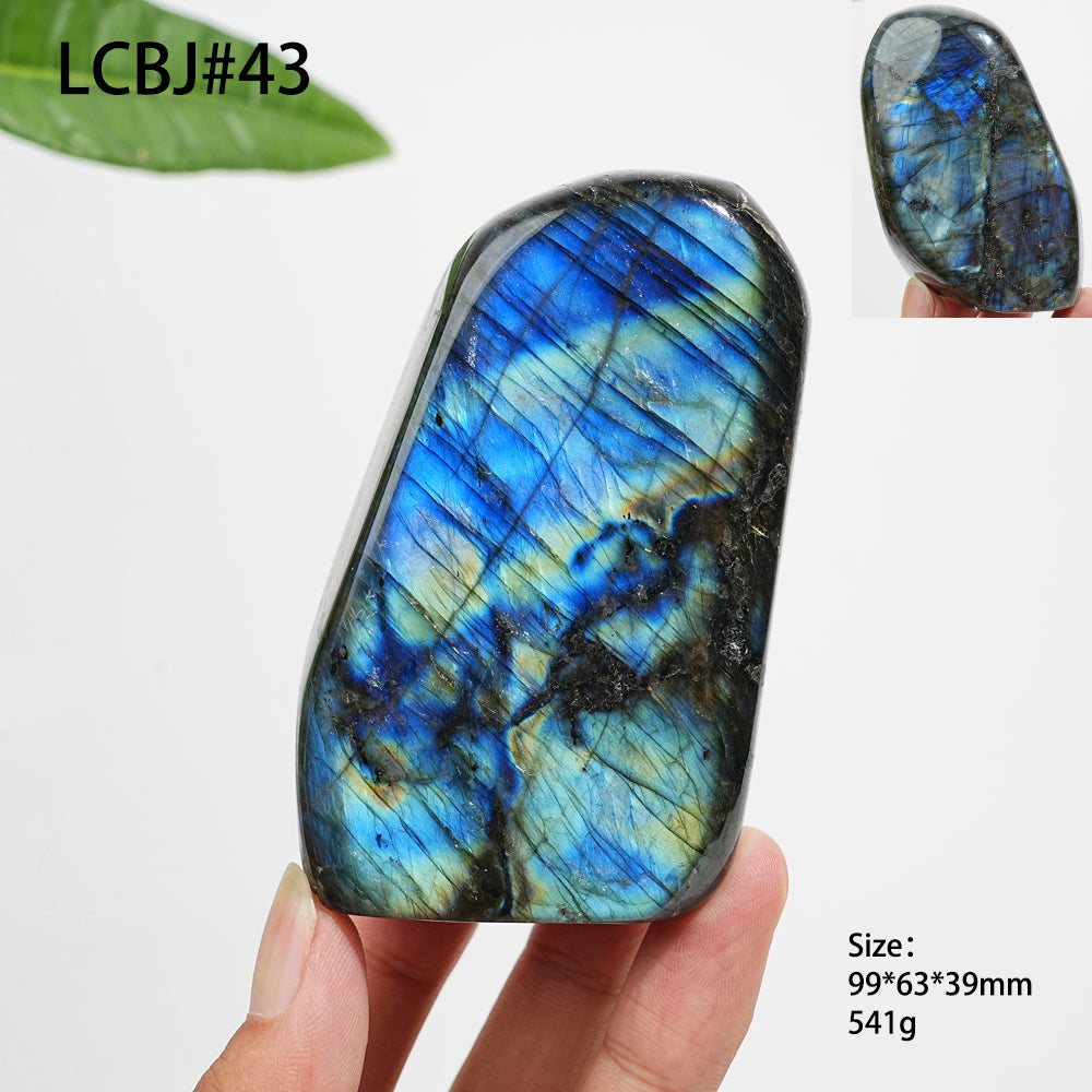 Unique,Natural Crystal Labradorite Ornament