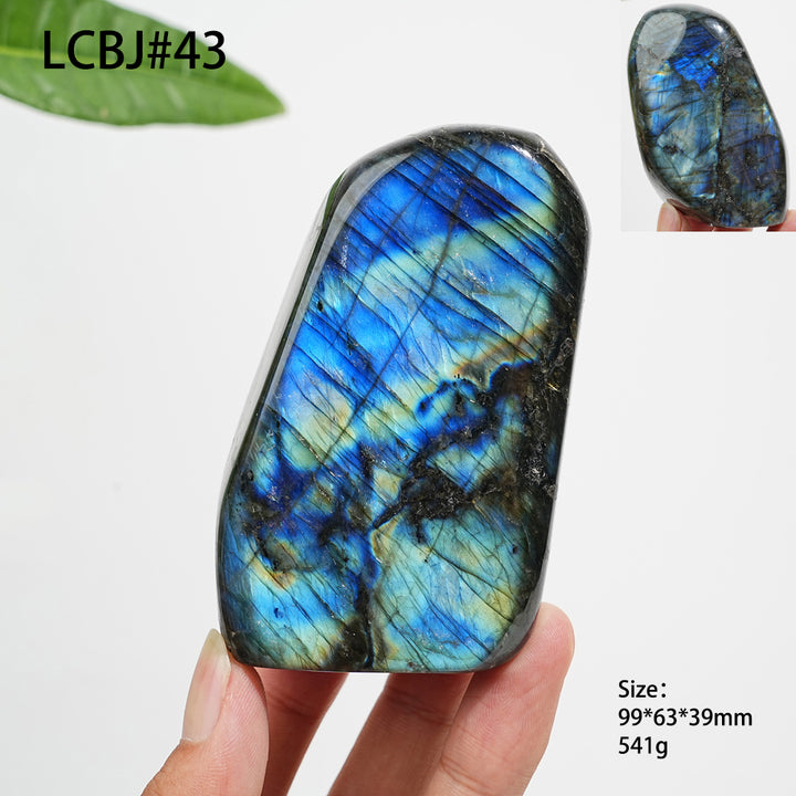 Unique,Natural Crystal Labradorite Ornament