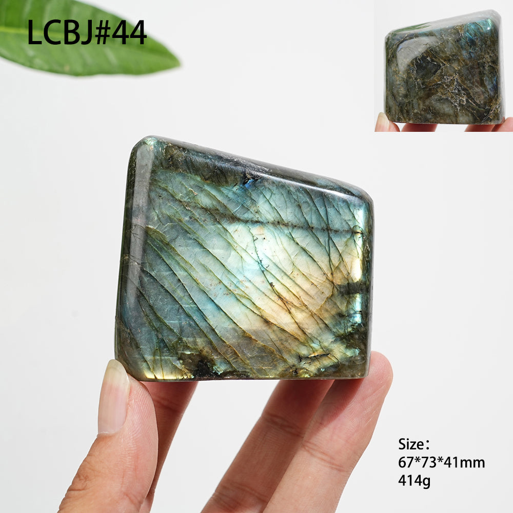 Unique,Natural Crystal Labradorite Ornament