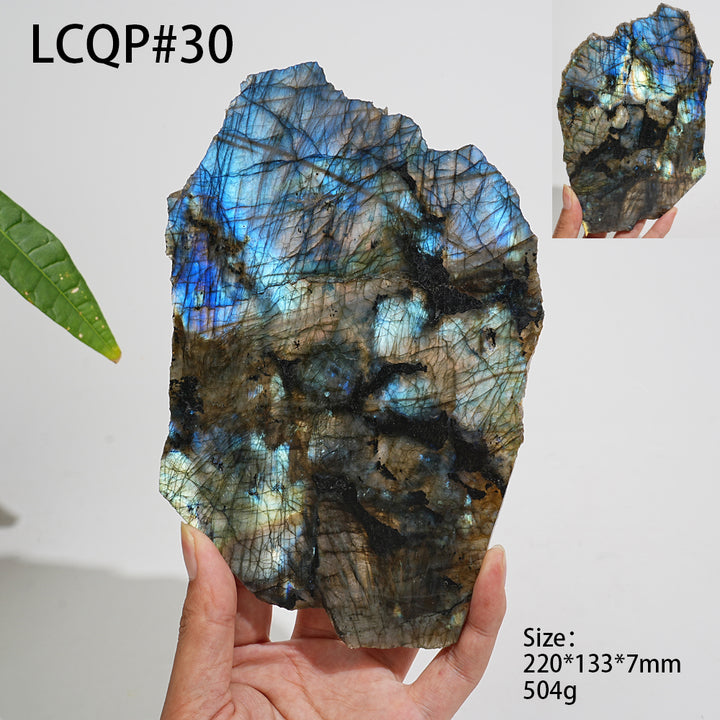 Unique,Natural Labradorite Slice