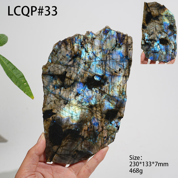 Unique,Natural Labradorite Slice