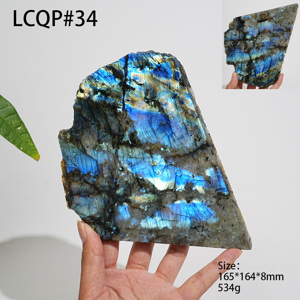 Unique,Natural Labradorite Slice