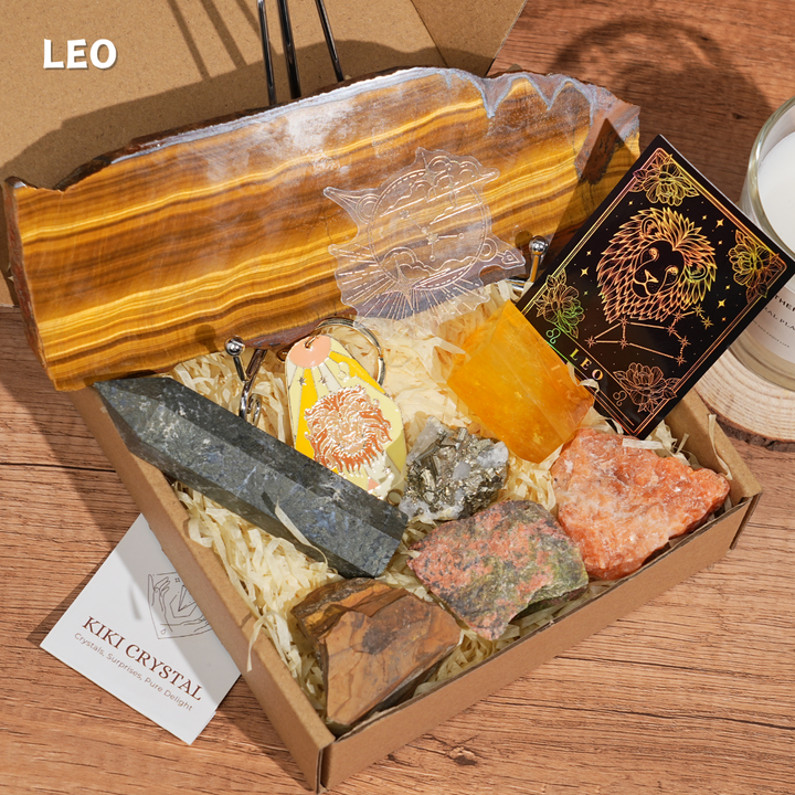 Exclusive Natural Zodiac Crystal Healing Set