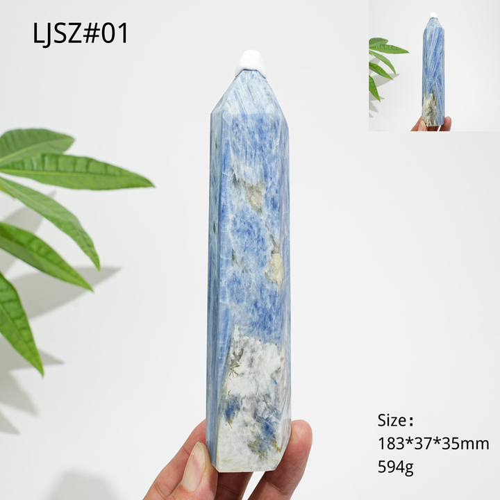 Unique,Natural Crystal Blue Kyanite Point