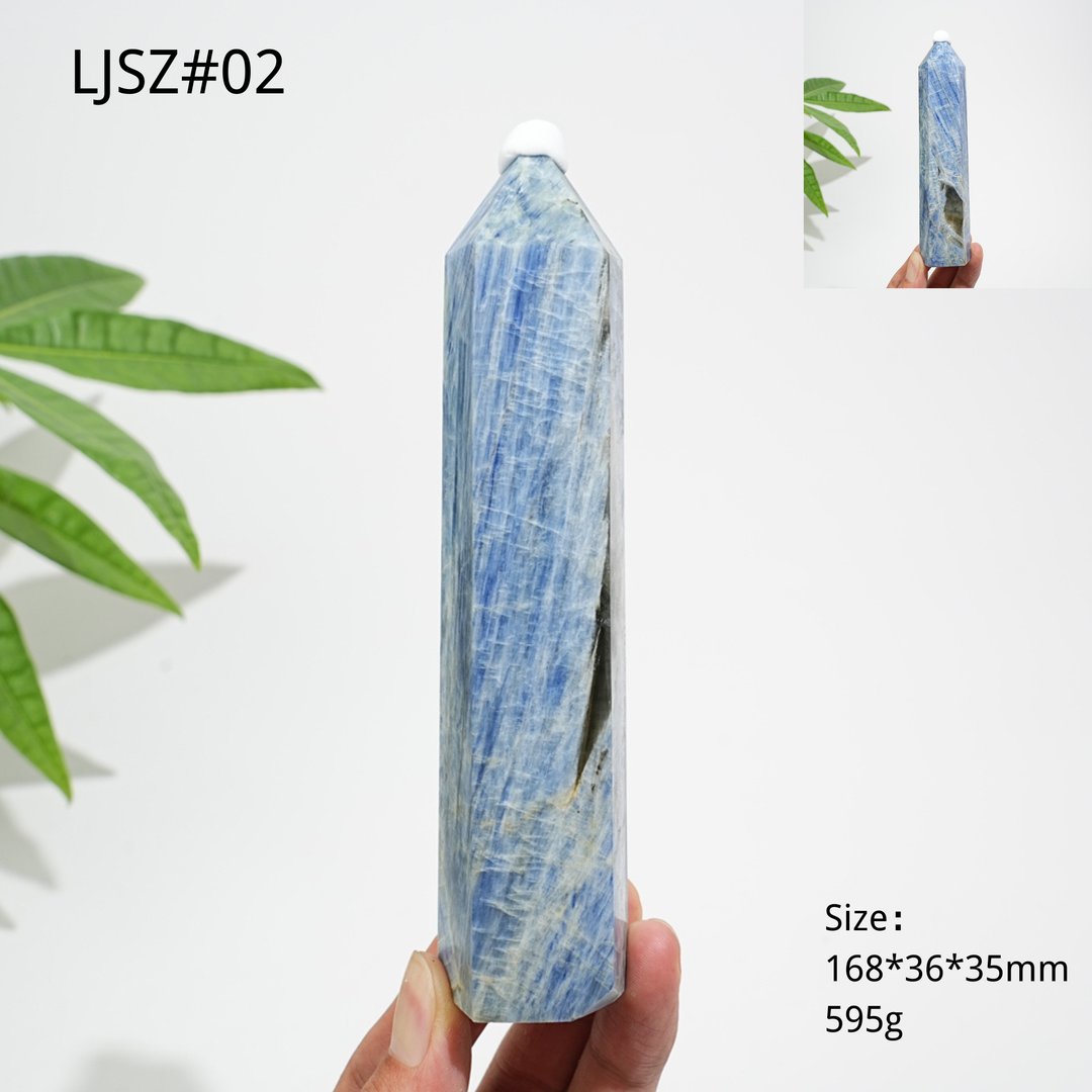 Unique,Natural Crystal Blue Kyanite Point
