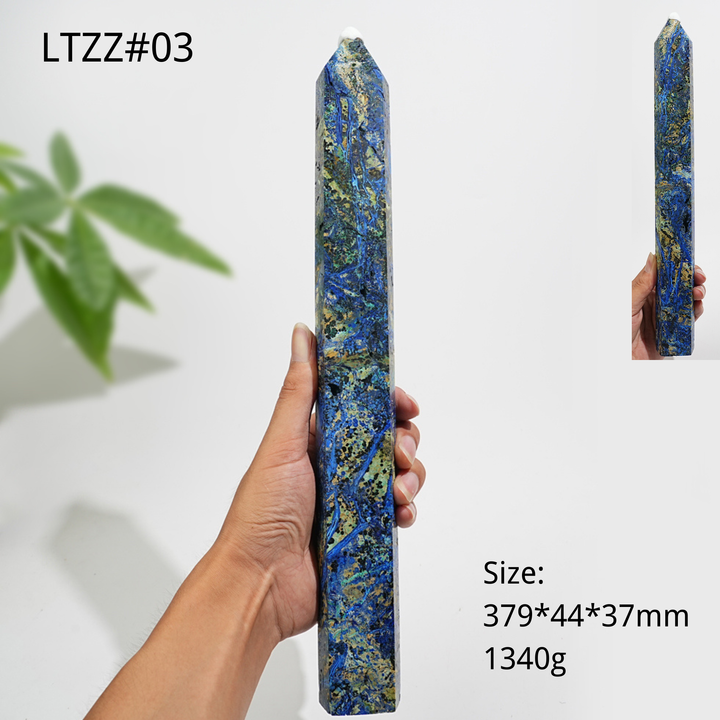 Unique,Natural Large Azurite Crystal Point