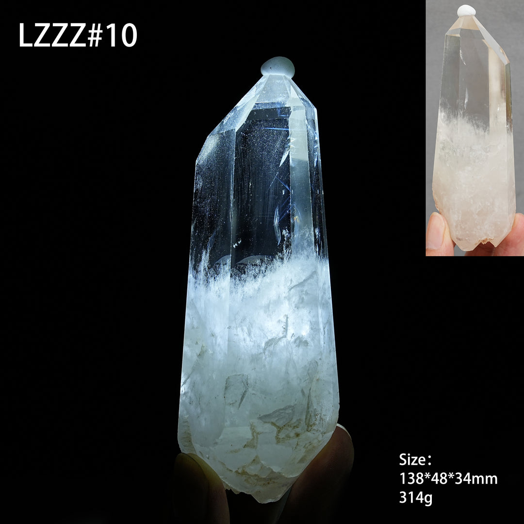 Unique,Natural Crystal Blue Needle Quartz Point