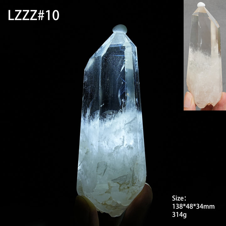 Unique,Natural Crystal Blue Needle Quartz Point