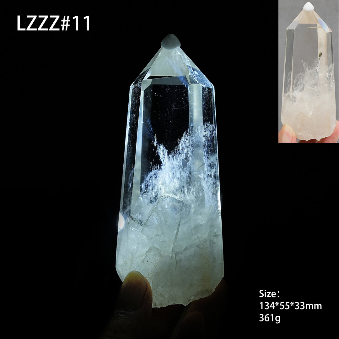 Unique,Natural Crystal Blue Needle Quartz Point