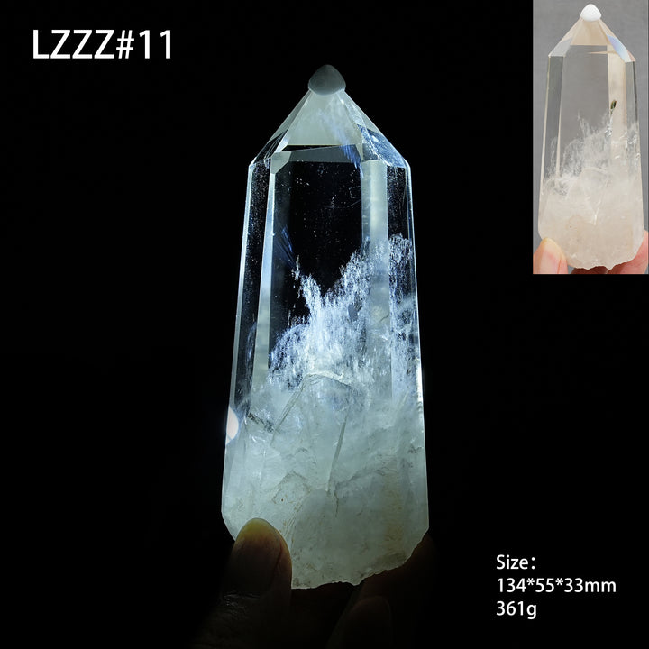 Unique,Natural Crystal Blue Needle Quartz Point