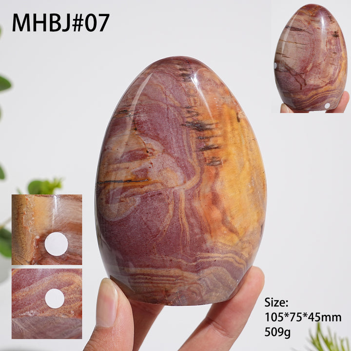 Unique,A Slightly Imperfect Natural Crystal Petrified Wood Ornament