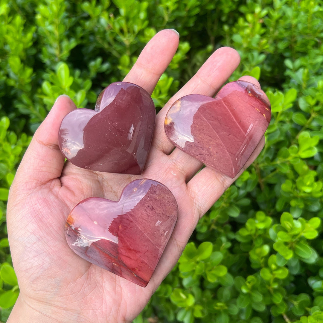 Natural Mookaite Heart