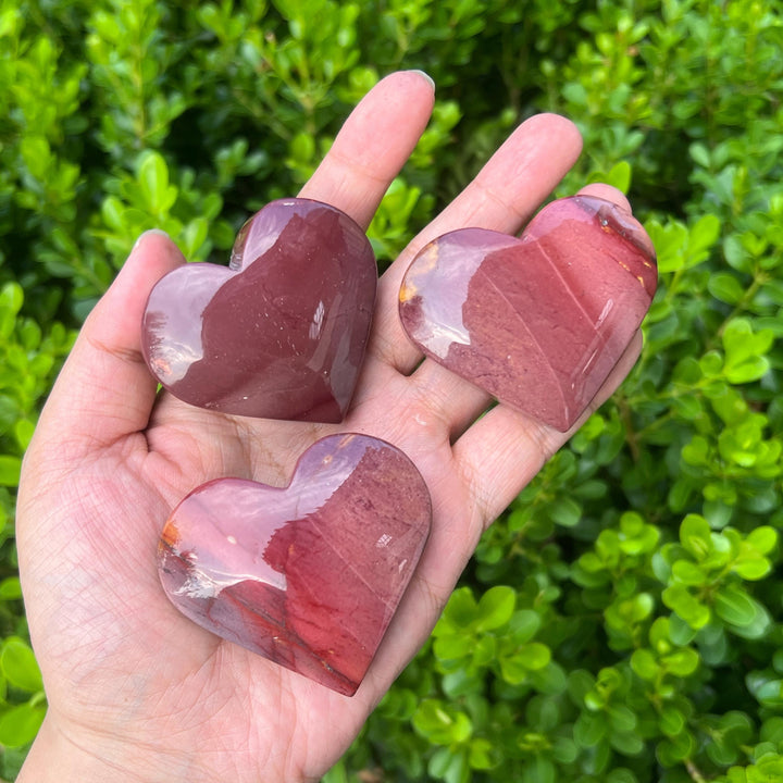 Natural Mookaite Heart