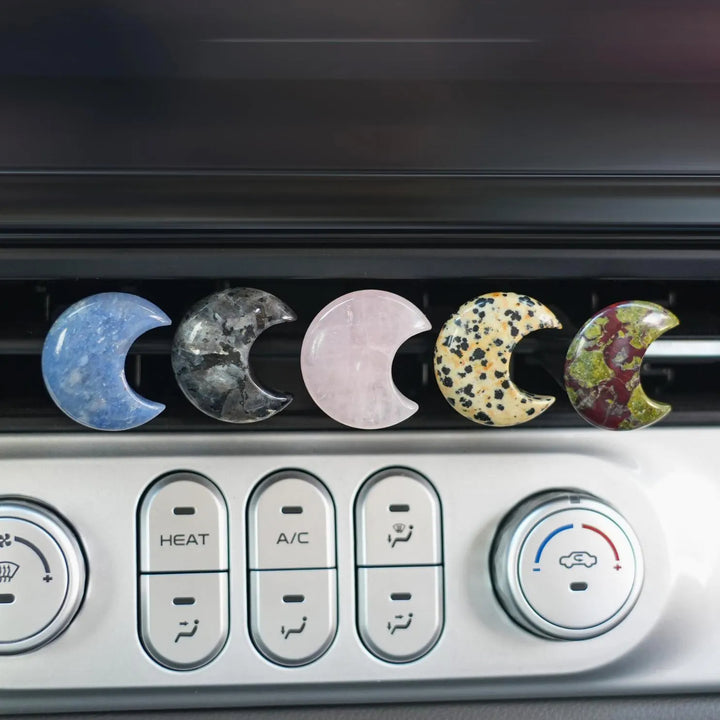 Car Vent Crystal Clip – Moon Car Decor
