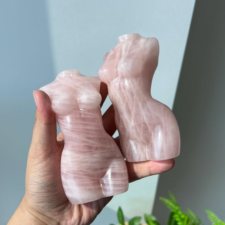 Rose Quartz Goddess Statue