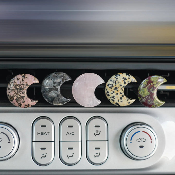 Car Vent Crystal Clip – Moon Car Decor