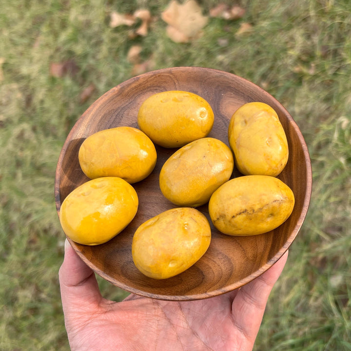 Natural Carved Yellow Aventurine Potato