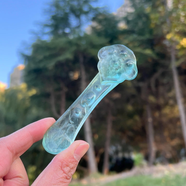 Natural Crystal Carving Fluorite Ruyi