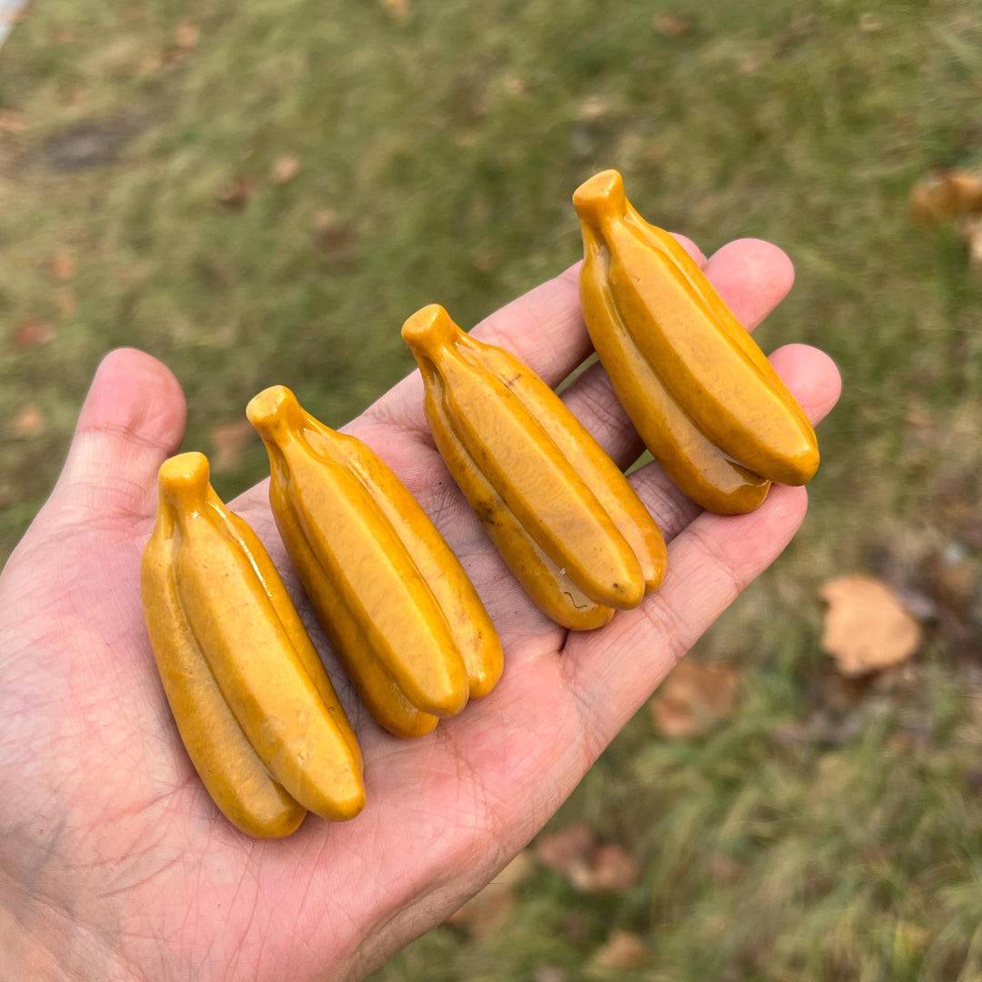 Natural Carved Yellow Aventurine Banana