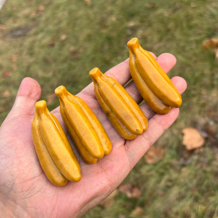 Natural Carved Yellow Aventurine Banana