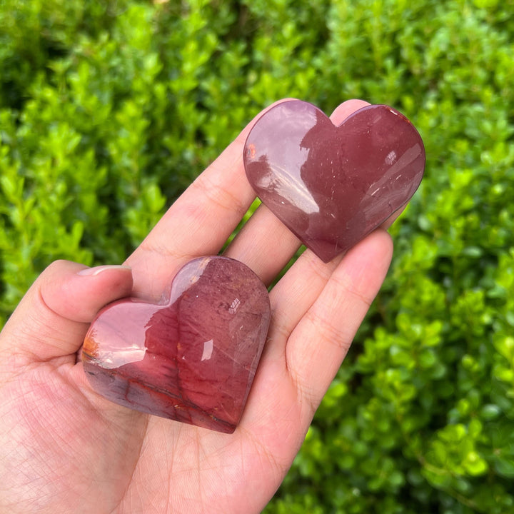 Natural Mookaite Heart