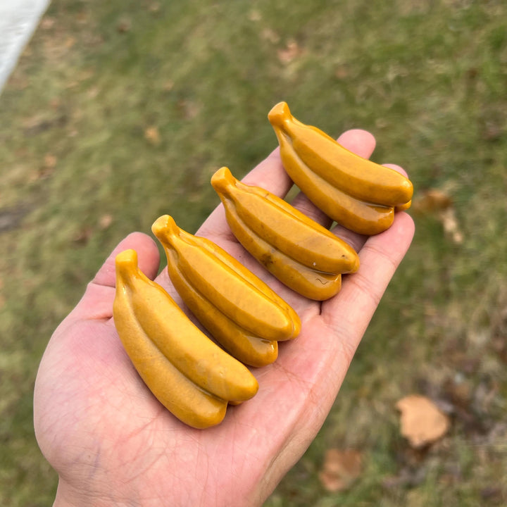 Natural Carved Yellow Aventurine Banana