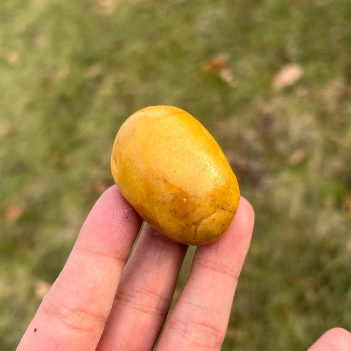 Natural Carved Yellow Aventurine Potato