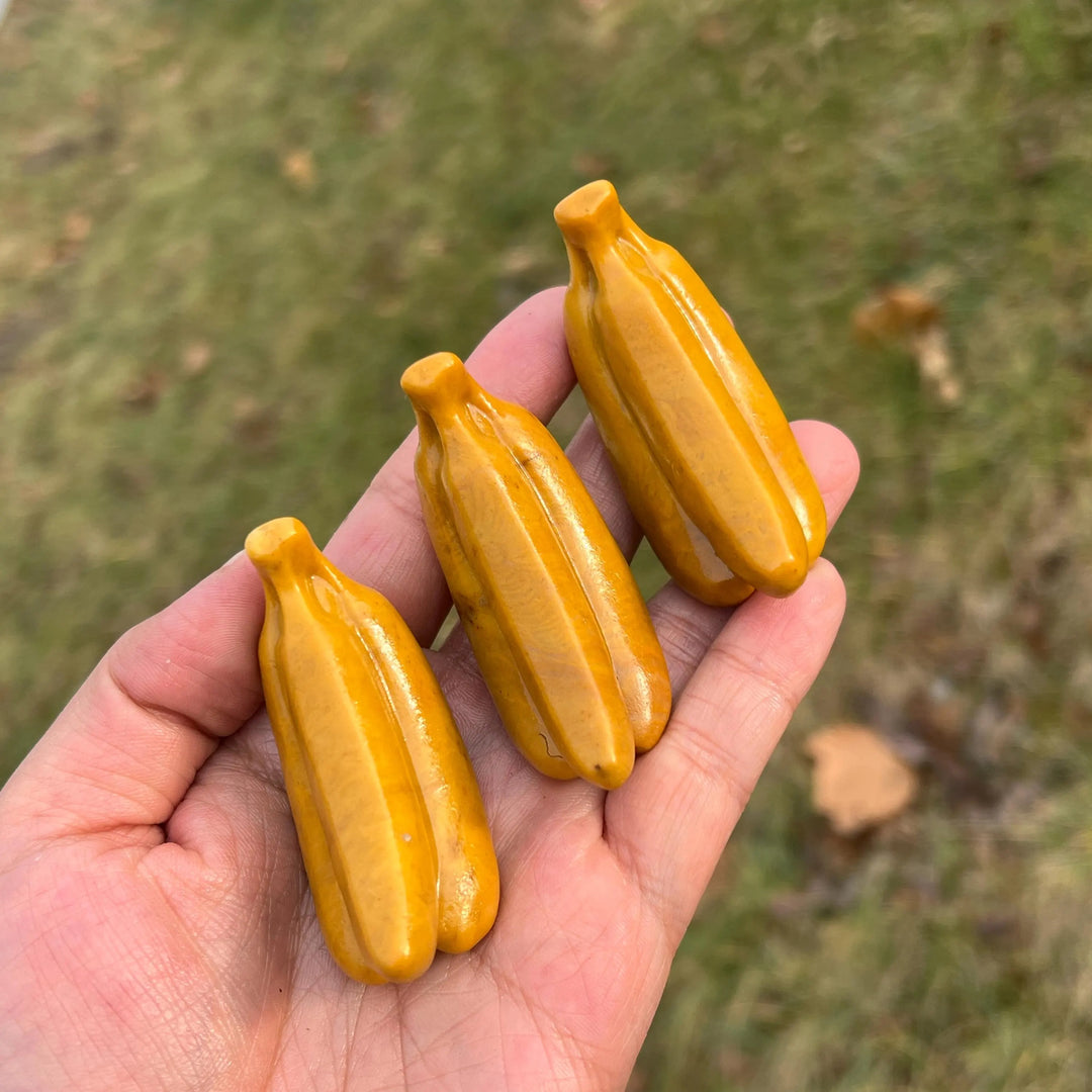 Natural Carved Yellow Aventurine Banana